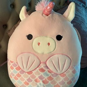 Makena Squishmallow unicorn mermaid